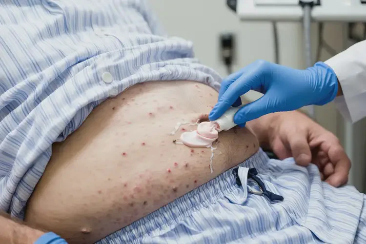 老年人肚子偶爾起濕疹可以徹底自愈嗎(圖2)