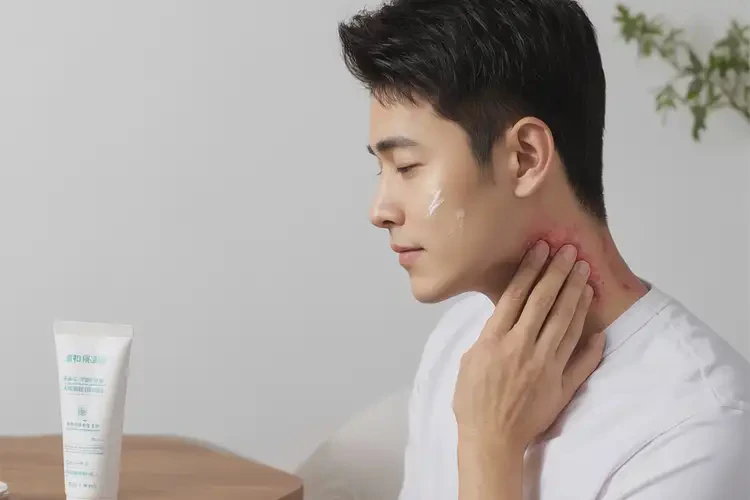青年人脖子起濕疹可不可以徹底自愈(圖2)