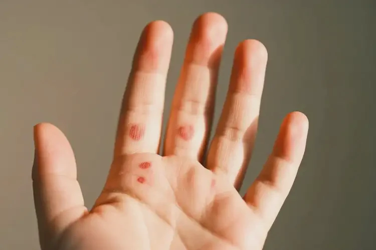 孩子四肢偶尔起湿疹不管它会自己好吗(图4)