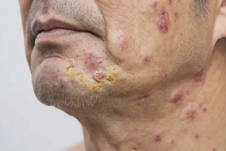 男性脖子上偶爾起濕疹不管它會自己自愈嗎(圖3)