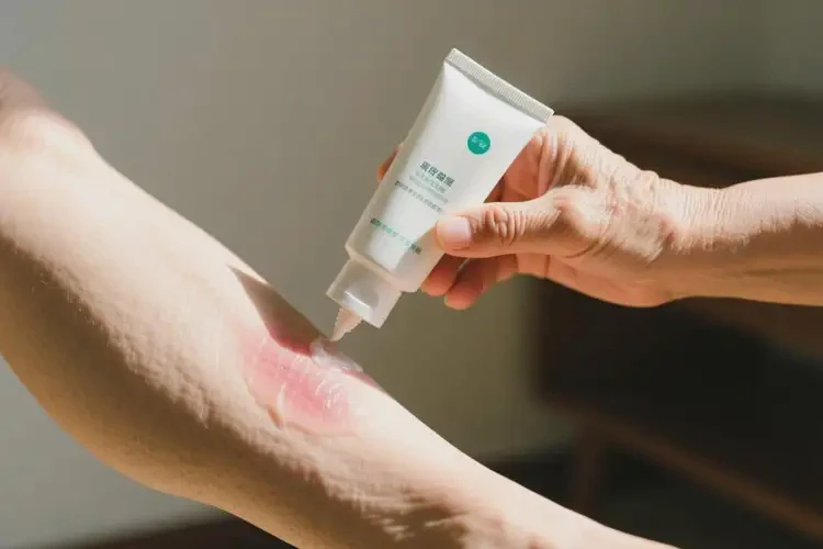 老年人小腿上偶尔长湿疹能够彻底治愈吗(图1)