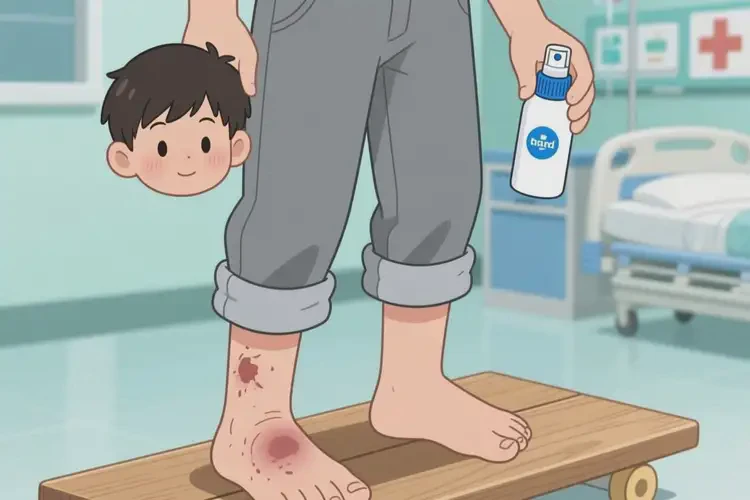 小學生腳上有濕疹能夠徹底治愈嗎(圖1)