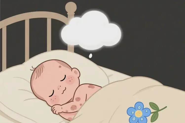 新生兒身上有濕疹能靠自己自愈嗎(圖2)