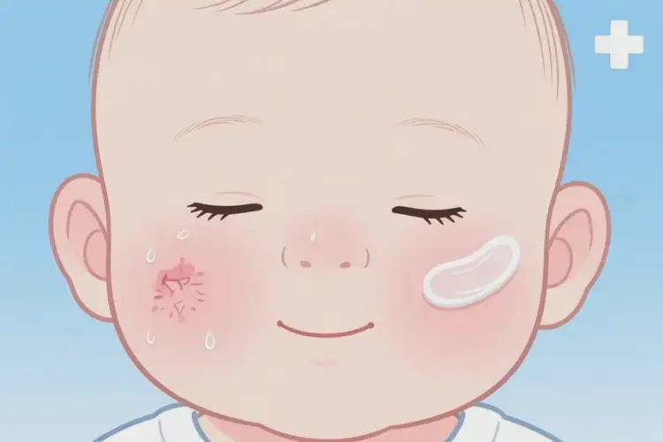 小儿面部容易起湿疹能够彻底治愈吗(图4)