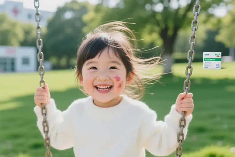 兒童面部出現(xiàn)濕疹不管它會(huì)自己痊愈嗎(圖1)