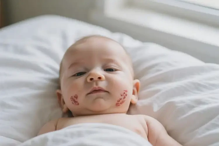 嬰幼兒面部起濕疹不管它會自己好嗎(圖2)