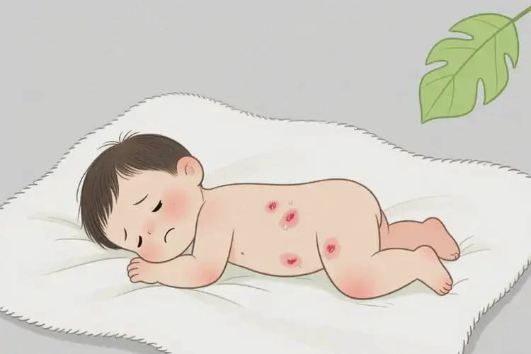 小孩肚子長(zhǎng)濕疹不管它會(huì)自己痊愈嗎(圖4)