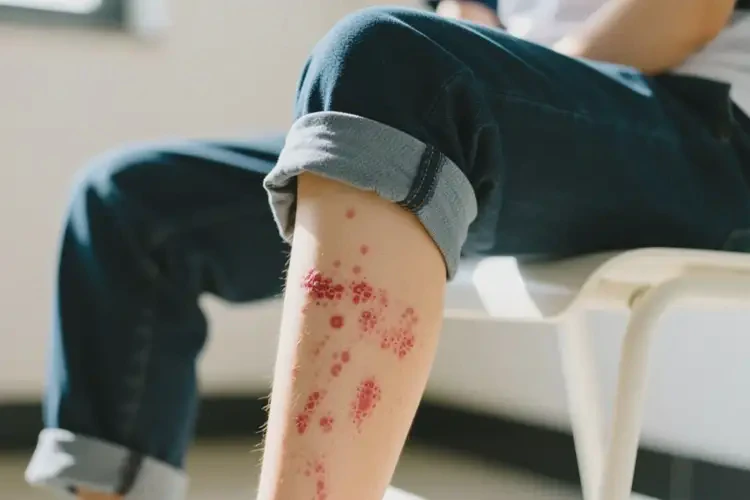 大學生大腿出現(xiàn)濕疹不管它會自己自愈嗎(圖4)