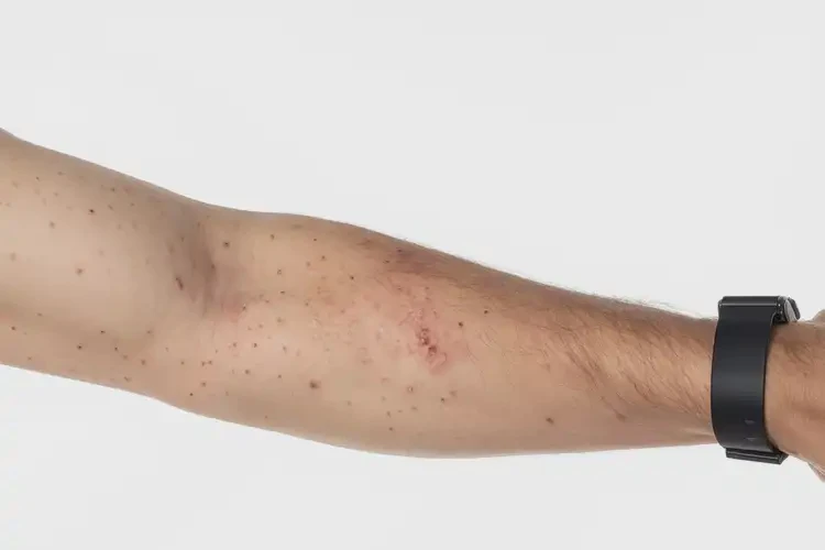 大學生手臂上偶爾長濕疹能徹底自愈嗎(圖1)