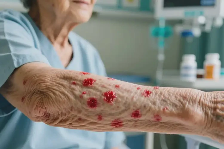 老年人手臂上有濕疹不管它會自己自愈嗎(圖4)