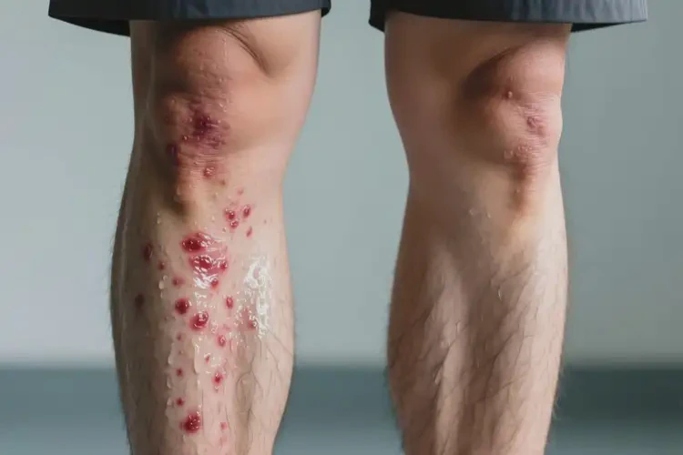 男人小腿出濕疹能徹底自愈嗎(圖2)