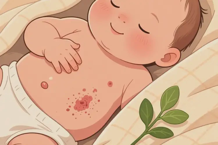 嬰兒肚子上容易長(zhǎng)濕疹不管它會(huì)自己痊愈嗎(圖2)