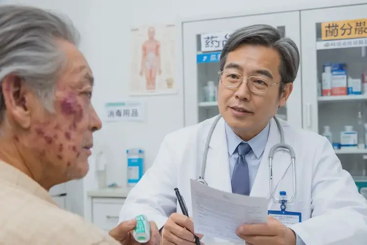 老年人面部出現(xiàn)濕疹能靠自己自愈嗎(圖2)