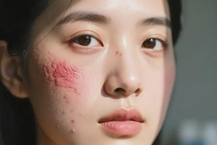 女生面部出现湿疹能靠自己自愈吗(图2)