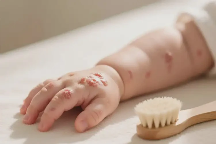 寶寶手上有濕疹能夠徹底治愈嗎(圖1)