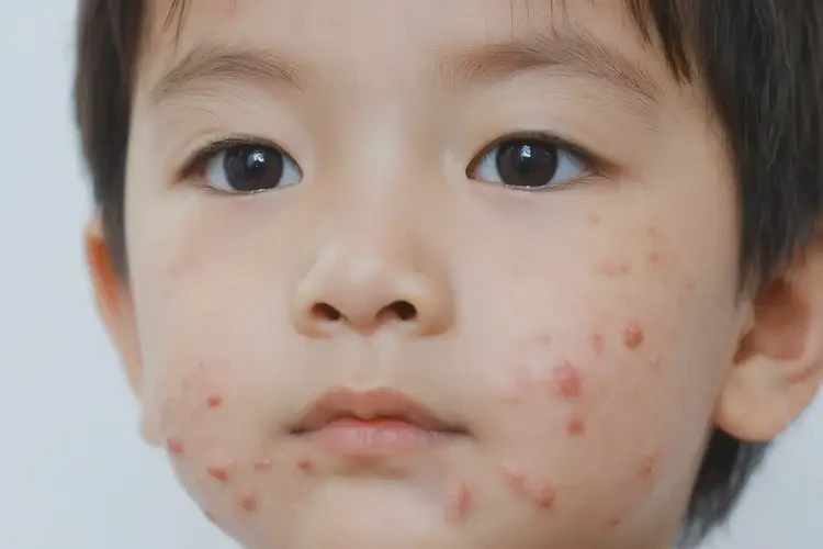 小兒臉上偶爾長濕疹不管它會自己痊愈嗎(圖4)