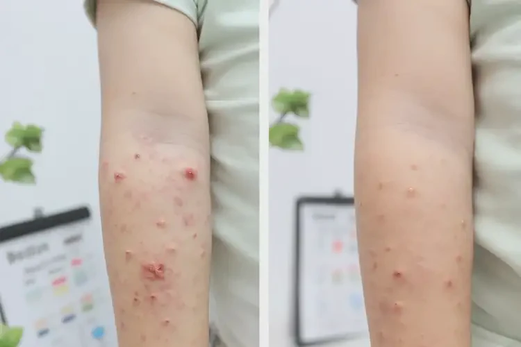 孩子屁股經(jīng)常起濕疹不管它會自己好嗎(圖1)