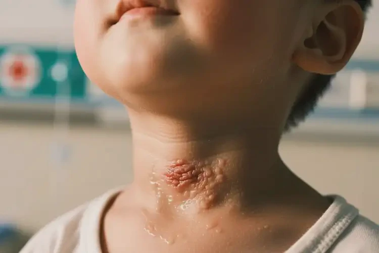 小孩脖子上有濕疹可不可以徹底自愈(圖3)