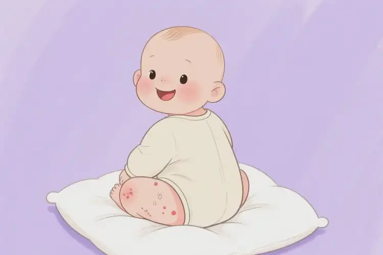 小兒屁股上起濕疹不管它會自己好嗎(圖1)