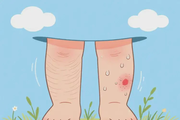 兒童小腿容易起濕疹不管它會(huì)自己痊愈嗎(圖2)