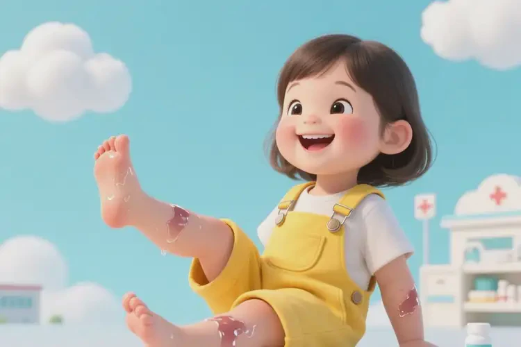 兒童四肢出濕疹不管它會自己自愈嗎(圖2)