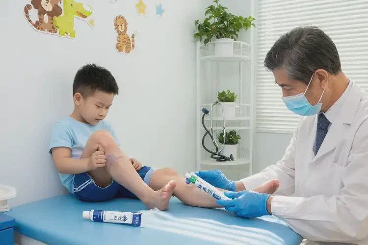 小孩小腿上長(zhǎng)濕疹能夠徹底治愈嗎(圖2)