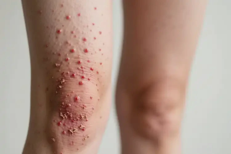 女性大腿出現(xiàn)濕疹可以徹底自愈嗎(圖2)