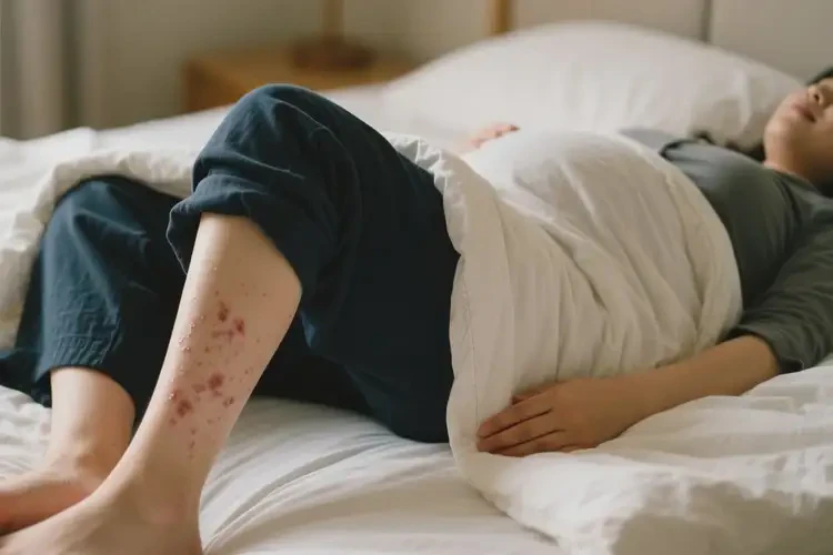 孕婦小腿有濕疹能靠自己自愈嗎(圖2)