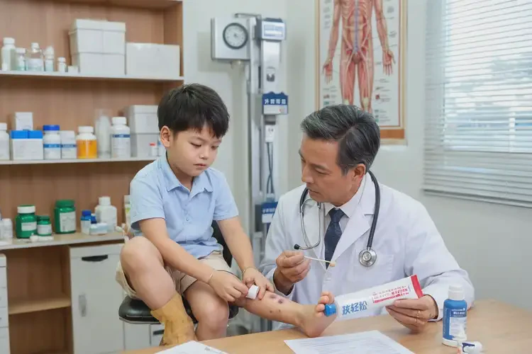 小兒大腿出現(xiàn)濕疹能徹底自愈嗎(圖2)