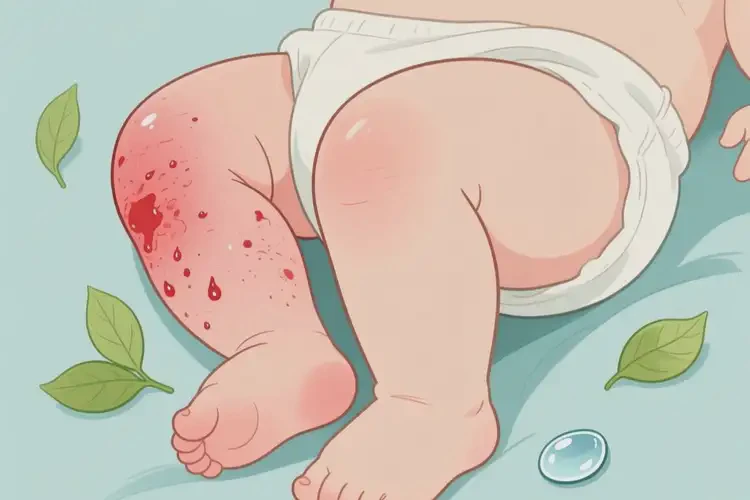 寶寶大腿上出濕疹能徹底自愈嗎(圖4)