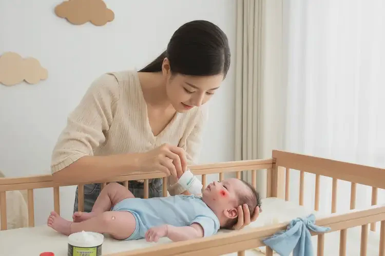 新生兒脖子上容易起濕疹可以徹底自愈嗎(圖2)