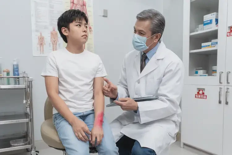 青少年小腿上偶爾起濕疹能靠自己自愈嗎(圖1)