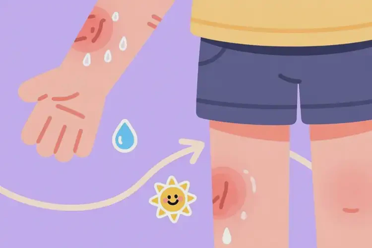 小兒四肢容易起濕疹能徹底自愈嗎(圖2)