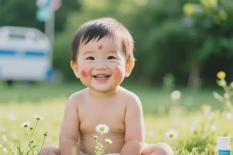 兒童面部出現(xiàn)濕疹不管它會(huì)自己痊愈嗎(圖4)