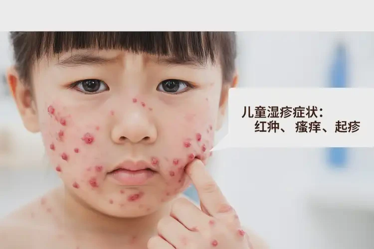 兒童面部容易長濕疹能徹底自愈嗎(圖4)