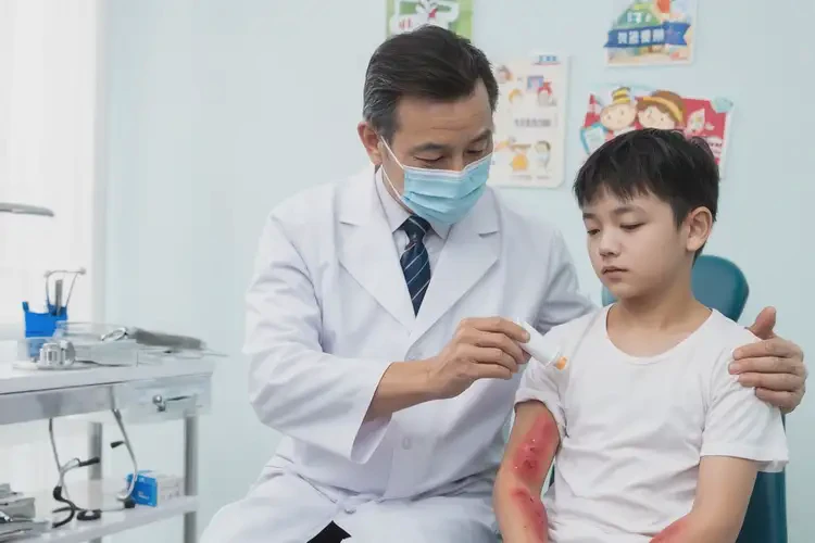 兒童全身經(jīng)常長濕疹不管它會(huì)自己自愈嗎(圖3)