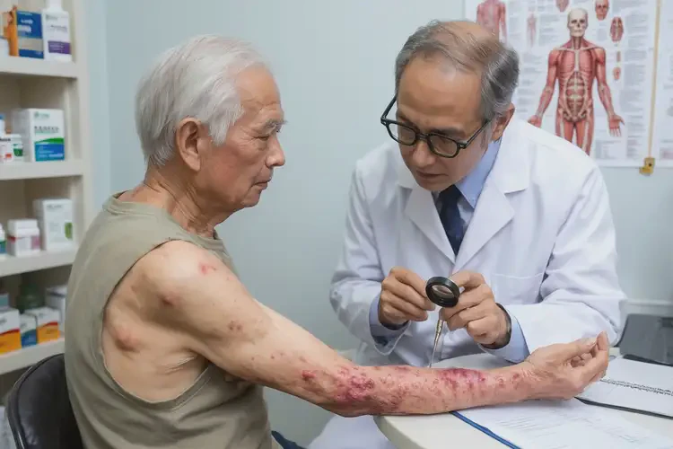 高齡老人全身經(jīng)常長濕疹不管它會自己好嗎(圖2)