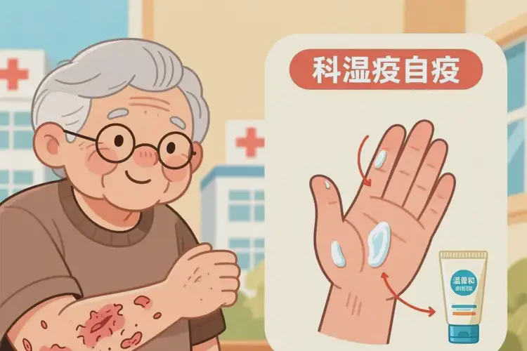 高齡老人手臂起濕疹不管它會(huì)自己痊愈嗎(圖2)