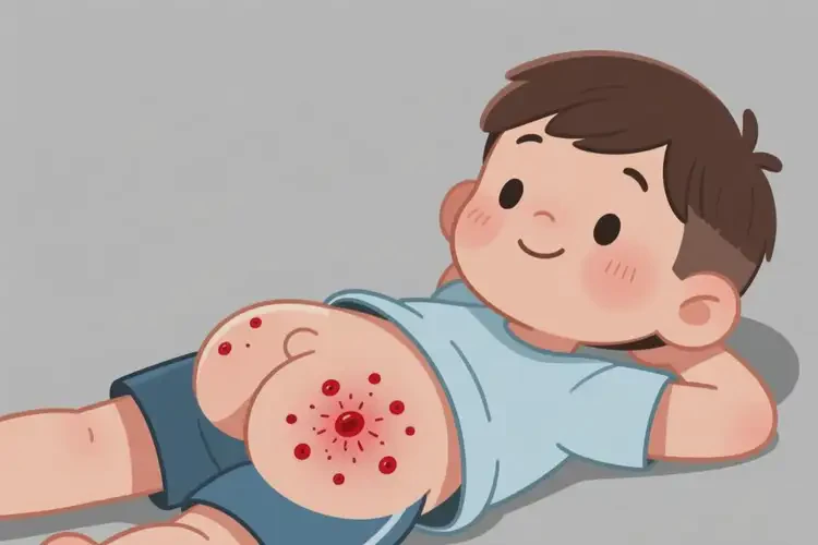 男生屁股上容易長濕疹不管它會自己自愈嗎(圖1)