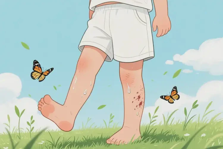 兒童大腿上經(jīng)常長濕疹可以徹底自愈嗎(圖2)