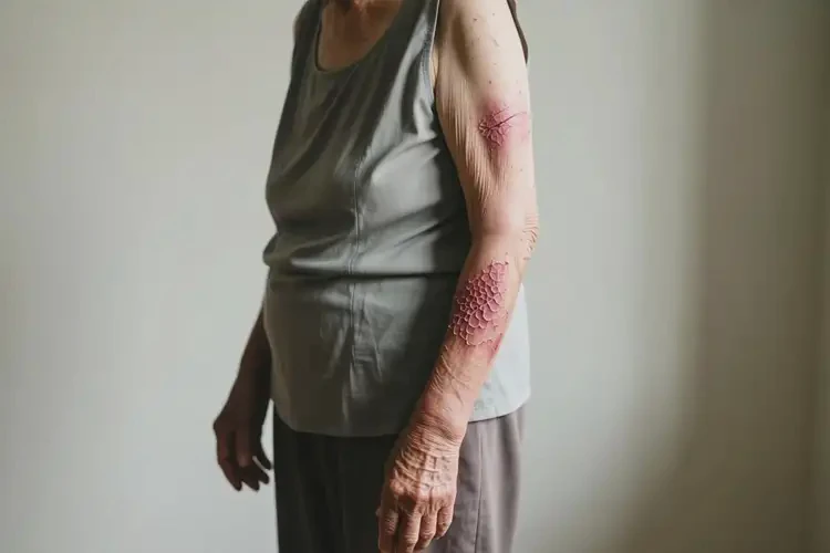 老人全身長濕疹可不可以徹底自愈(圖3)