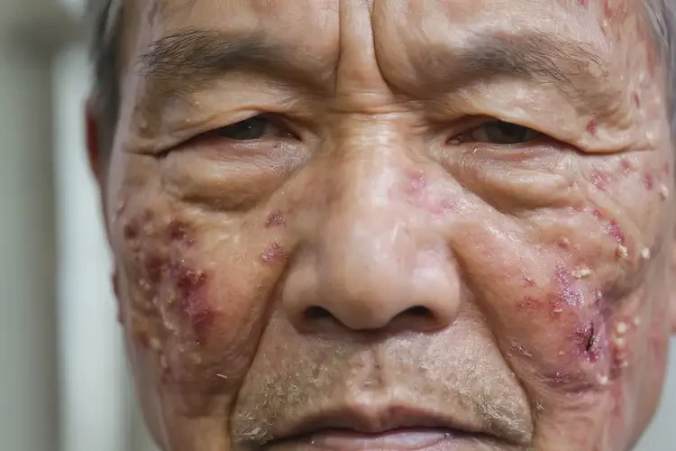 老年人臉上長(zhǎng)濕疹能夠徹底治愈嗎(圖4)