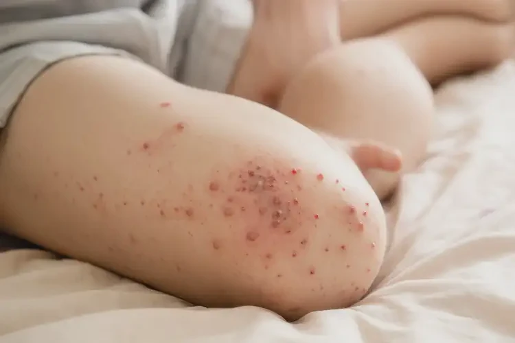 少兒小腿有濕疹不管它會自己好嗎(圖2)