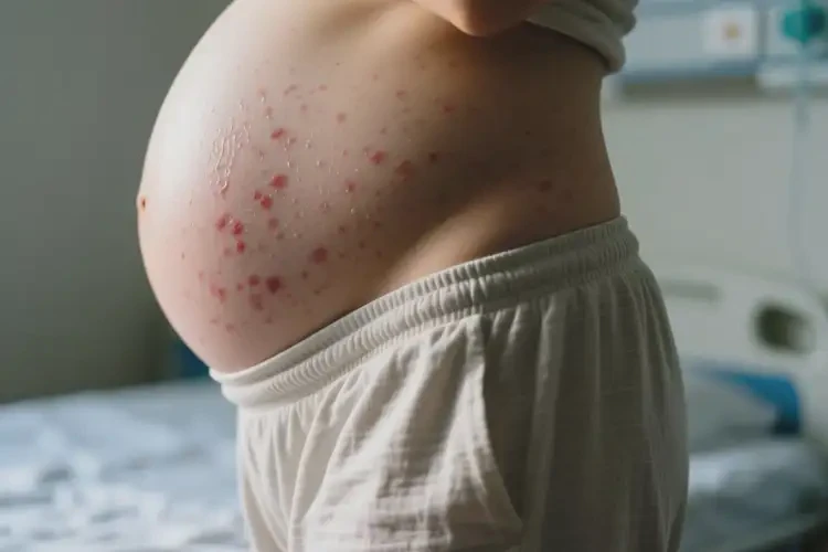 孕婦屁股上偶爾起濕疹能靠自己自愈嗎(圖4)