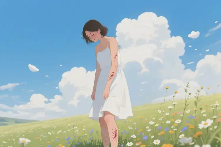 女性四肢出湿疹不管它会自己自愈吗(图1)