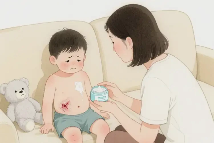 小孩肚子經(jīng)常長(zhǎng)濕疹能徹底自愈嗎(圖2)