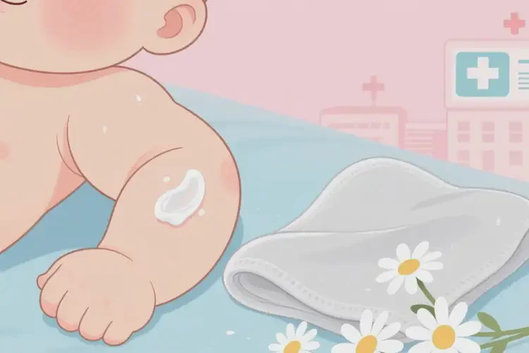 寶寶身上容易長濕疹不管它會自己好嗎(圖1)