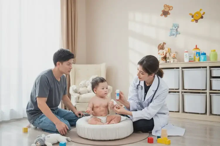 寶寶臉上容易長濕疹能徹底自愈嗎(圖1)