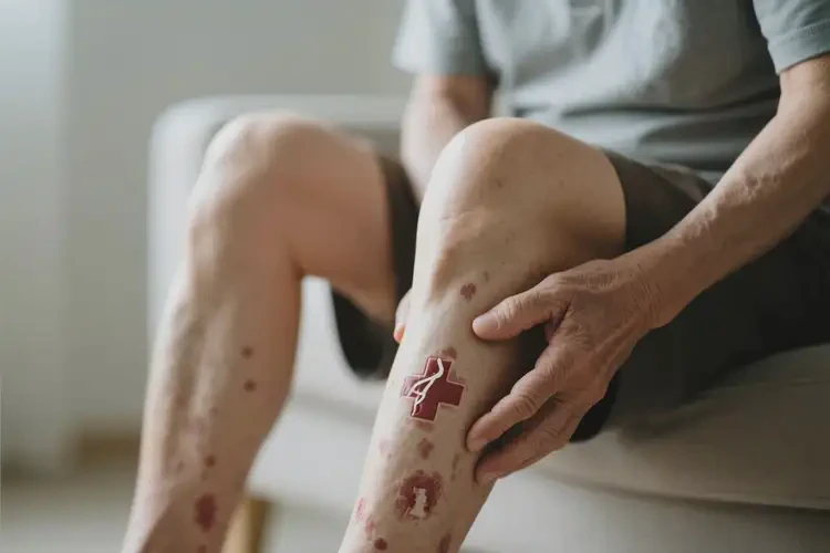 老年人小腿上起湿疹不管它会自己好吗(图3)