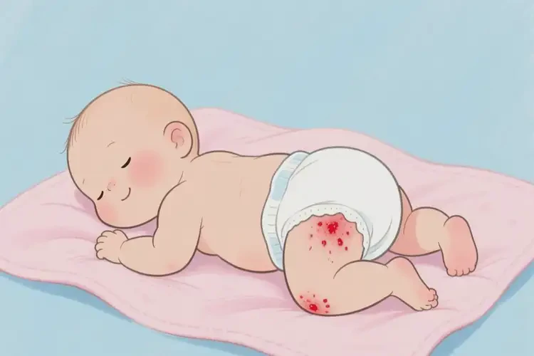 小兒屁股上起濕疹不管它會自己好嗎(圖3)